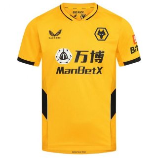 Thailandia Maglia Wolves Home 2021/22 Giallo