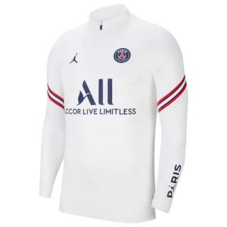 Maglia Paris Saint Germain Strike Top ML 2021/22 Bianco