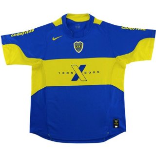 Thailandia Maglia Boca Juniors Home Retro 2005 Blu