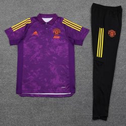 Polo Manchester United Set Completo 2021/22 Porpora