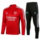 Felpa Allenamento Arsenal 2022 Rosso Nero