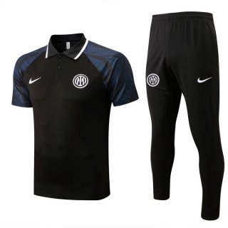 Polo Inter Milan Set Completo 2022/23 Nero