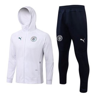 Giacca Cappuccio Manchester City 2022/23 Bianco