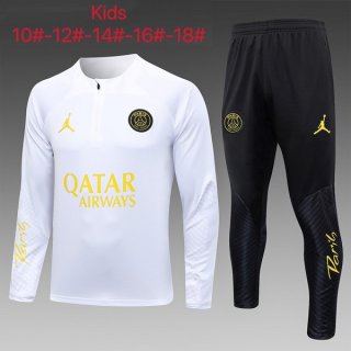 Bambino Giacca PSG 2023/24 Bianco Nero