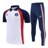 Polo Paris Saint Germain Set Completo 2022/23 Bianco Blu