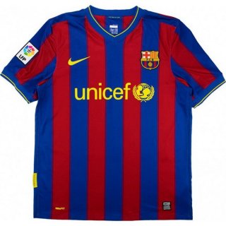 Thailandia Maglia Barcellona Home Retro 2009 2010 Blu Rosso