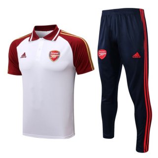 Polo Arsenal Set Completo 2022/23 Rosso Bianco