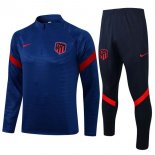 Felpa Allenamento Atletico Madrid 2022 Blu Nero