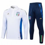 Felpa Allenamento Italia 24/25 Bianco 3