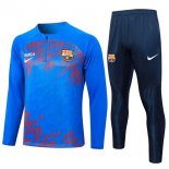 Felpa Barcellona 2024/25 Blu Rosso