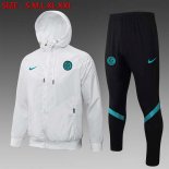 Giacca a vento Inter Milan Set Completo 2022 Bianco Nero