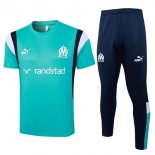 Thailandia Maglia Marseille Set Completo 2024 Blu