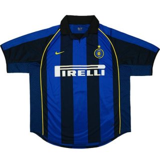 Thailandia Maglia Inter Milan Home Retro 2001 2002 Blu