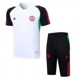 Maglia Formazione Manchester United Set Completo 2023/24 Bianco