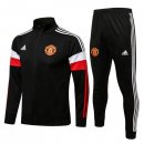 Giacca Manchester United 2022 Nero Bianco Rosso