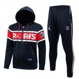 Giacca Cappuccio Paris Saint Germain 2022 Nero Rosso