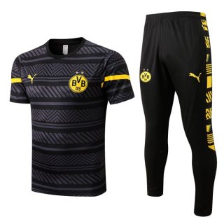 Maglia Borussia Dortmund Set Completo 2022/23 Grigio