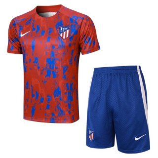 Maglia Formazione Atletico Madrid Set Completo 2024 Rosso Azul