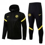 Giacca Cappuccio Chelsea 2022 Nero Giallo