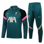 Felpa Allenamento Liverpool 2022 Verde Nero