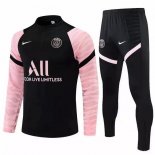 Giacca PSG 2021/22 Nero Rosa