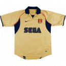 Thailandia Maglia Arsenal Away Retro 2001 2002 Giallo