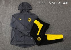 Giacca Cappuccio Borussia Dortmund 2022/23 Grigio