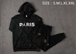 Giacca Cappuccio Paris Saint Germain 2022 Nero Bianco 1