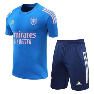 Maglia Formazione Arsenal Set Completo 2021/22 Blu Rosa