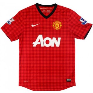 Thailandia Maglia Manchester United Home Retro 2012 2013 Rosso