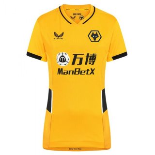 Thailandia Maglia Wolves Home Donna 2021/22 Giallo