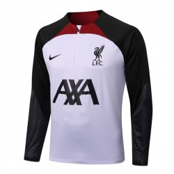 Felpa Allenamento Liverpool 2023 Bianco Nero