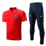 Polo PSG Set Completo 2022/23 Rosso