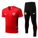 Maglia Manchester United Set Completo 2022/23 Rosso