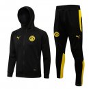 Giacca Cappuccio Borussia Dortmund 2022/23 Nero Giallo