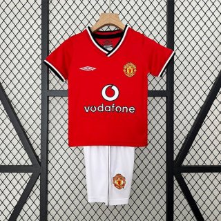 Maglia Manchester United Home Bambino Retro 2000 2001