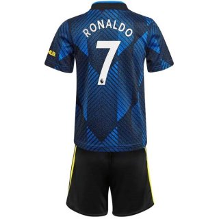 Maglia Manchester United NO.7 Ronaldo Terza Bambino 2021/22