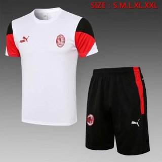 Maglia Formazione AC Milan Set Completo 2022 Bianco Nero