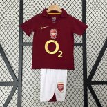 Maglia Arsenal Home Retro Bambino 2005 2006