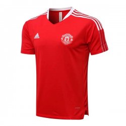 Maglia Formazione Manchester United Set Completo 2022 Rosso Nero