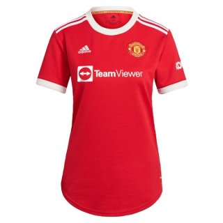 Thailandia Maglia Manchester United Home Donna 2021/22 Rosso