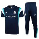 Thailandia Maglia Marseille Set Completo 2024 Blu 2