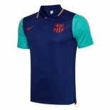 Polo Barcellona 2021/22 Blu Verde