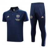 Polo Arsenal Set Completo 2023/24 Blu