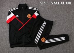 Giacca Manchester United 2022 Nero Bianco Rosso