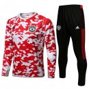 Felpa Allenamento Manchester United 2022 Rosso Nero