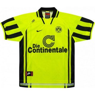 Thailandia Maglia Dortmund Home Retro 1996 1997 Giallo