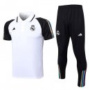 Polo Real Madrid Set Completo 2023/24 Bianco Nero