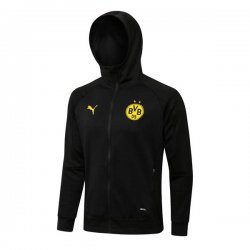 Giacca Cappuccio Borussia Dortmund 2022/23 Nero Giallo