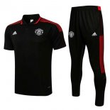 Polo Manchester United Set Completo 2022 Nero